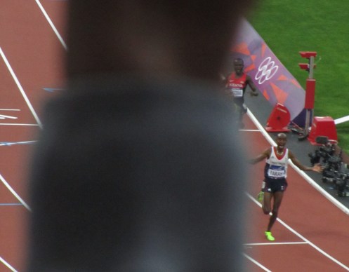 Mo Farah wins 5000m gold, London 2012